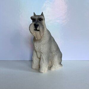 VTG Schnauzer Figurine Signed LS